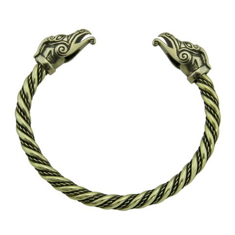 CELTIC DRAGON, BRASS BRACELET