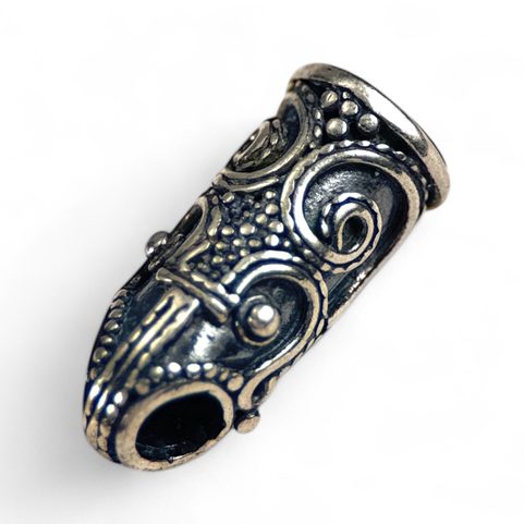 ENDSTÜCK, WIKINGER, ÖDESHÖG, SILBER 925, 1 STÜCK