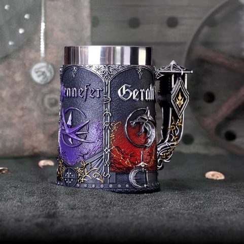 THE WITCHER TRINITY TANKARD 15.5CM