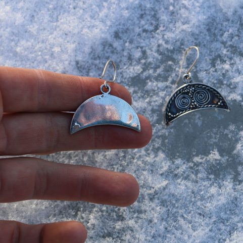 LUNICE EARRINGS GREAT MORAVIA SILVER 925