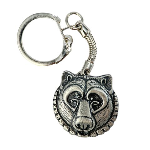 BERSERKER KEYRING, ZINC ANTIQUE SILVER