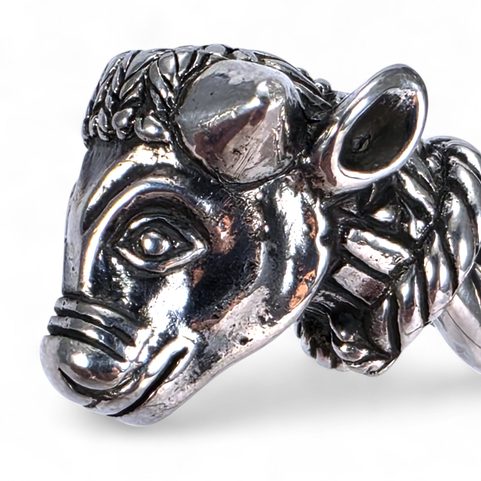 KELTISCHER STIER TORQUES, INSPIRATION: TRICHTINGEN, SILBER 925