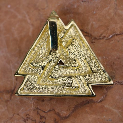 VALKNUT VIKING PENDANT GILDED