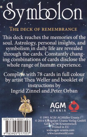 TAROT CARDS, SYMBOLON GB - THE DECK OF REMEMBRANCE