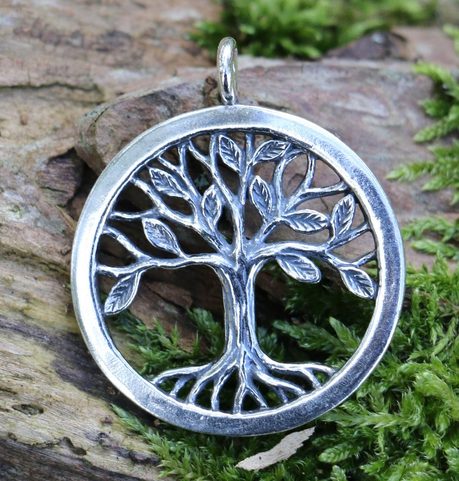 TREE OF LIFE PENDANT, STERLING SILVER