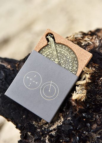 NIGHT AND TIDE POCKET CLOCK / COUNTER, BRASS