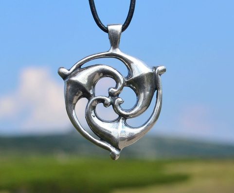 TRISKELION, SOUTHERN GALIA, PENDANT, SILVER 925