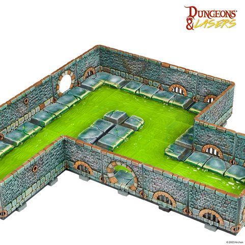 DUNGEONS & LASERS: SEWERS SET - THE PERFECT HIDEOUT. OUT OF SIGHT, AND OUT OF MIND