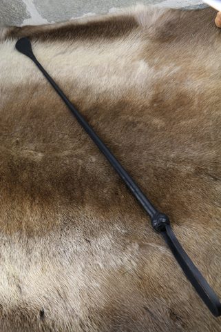 LEATHER PADDLE, BLACK