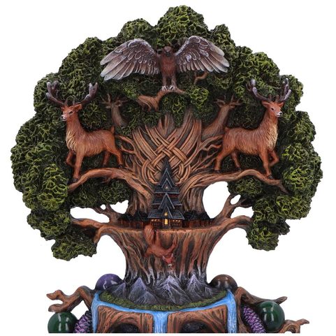 YGGDRASIL, WALL PLAQUE, ANNE STOKES 30.5 CM