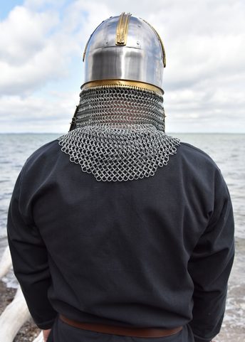 COPPERGATE HELMET, WITH BUTTED AVENTAIL, 1.6 MM STEEL