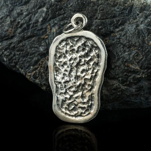 BÄRENTATZE, SPUR, ANHÄNGER, SILBER 925
