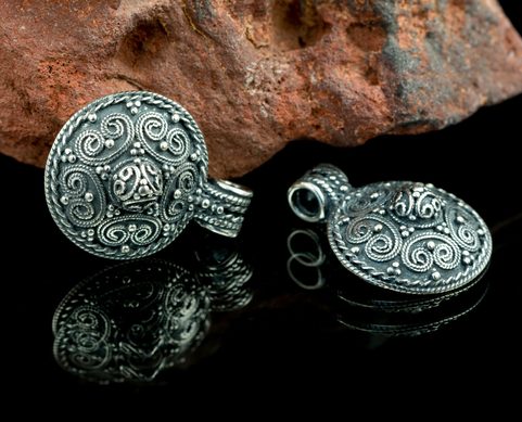 PENDENTIF VIKING, STORA RYK, SUÈDE, ARGENT