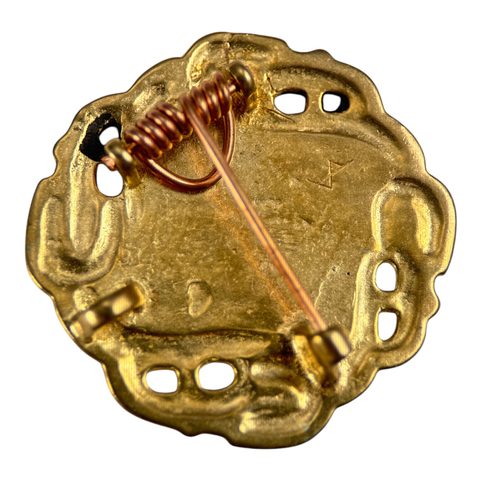 BROCHE OISEAU MÉROVINGIEN, BRONZE