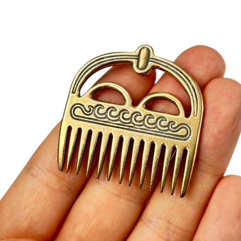 VIKING AGE BRONZE COMB, DENMARK