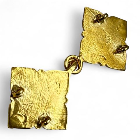 MEDIEVAL CAFTAN BROOCH, HUNGARY, 10TH CENTURY, BRONZE