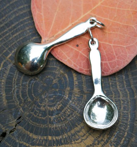 SPOON, STERLING SILVER PENDANT