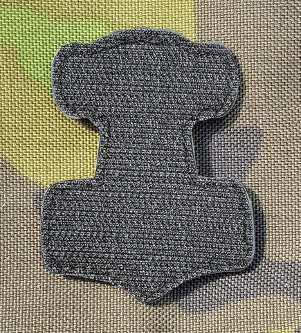THOR'S HAMMER, 3D RUBBER PATCH, GLOWS IN THE DARK
