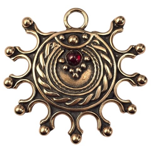 DEVANA, SLAVIC SOLAR PENDANT, BRONZE