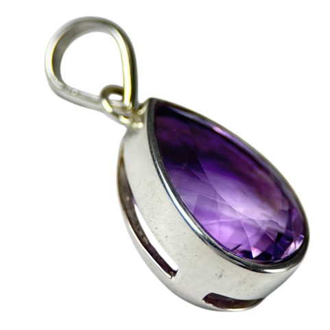 LYRA, SILVER PENDANT, AMETHYST AG 925/1000 XL STONE