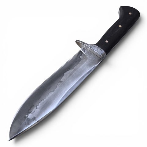 COUTEAU FORGÉ OLD SHATTERHAND, ACIER DAMASSÉ