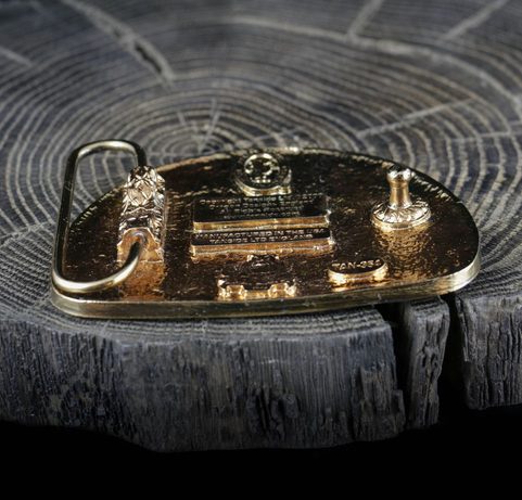 PICTISH BOAR, BELT BUCKLE - GOLDEN COLOUR