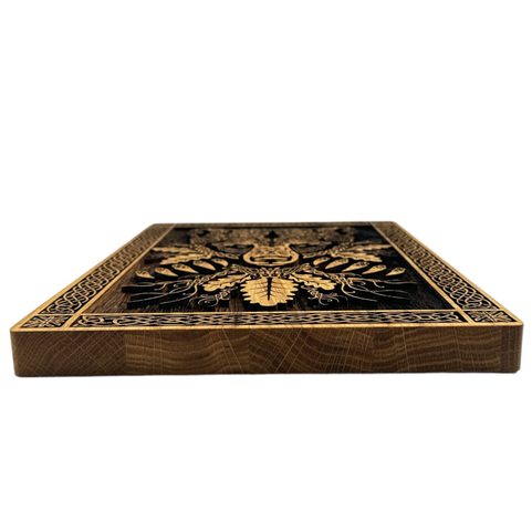 OURS - TABLEAU MURAL EN BOIS 21X30CM