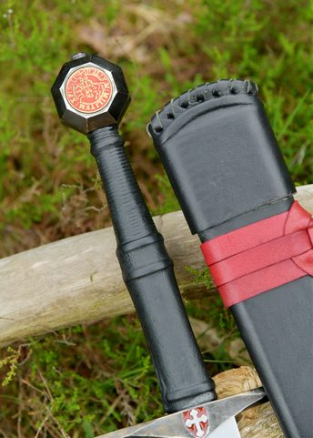 ÉPÉE À UNE MAIN ET DEMIE AVEC FOURREAU EN CUIR