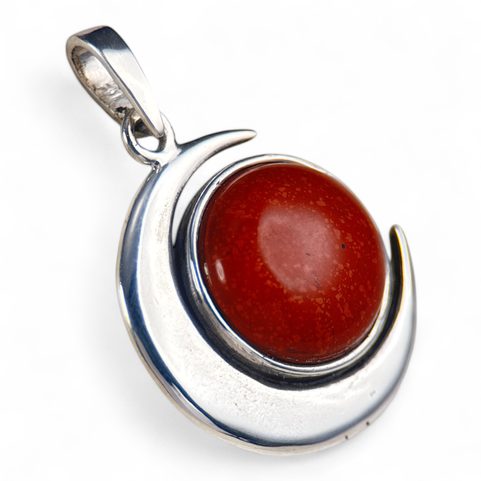 LUNE ET SOLEIL, PENDENTIF, ARGENT