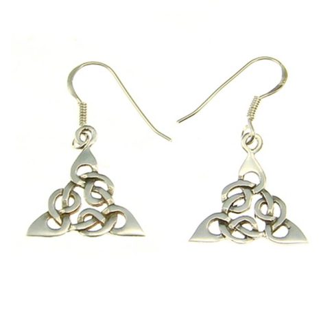 KELTISCHE TRISKELE - OHRRINGE AUS SILBER AG 925