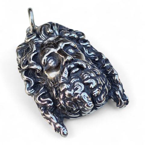 GREEK GOD ZEUS, PENDANT SILVER 925