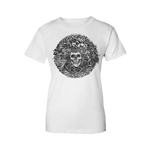 LADY DEATH, WOMEN'S T-SHIRT WHITE, DRUID COLLECTION