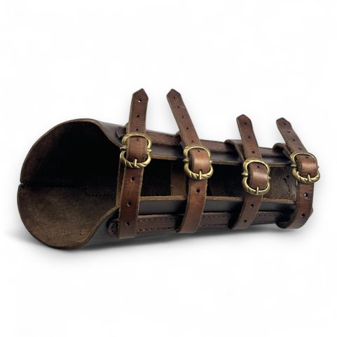 BRACATEUR, CUIR, PROTECTION CONTRE LE COUDE, SANGLES EN CUIR - 1 PIÈCE