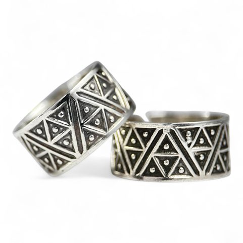 BORWIN, VIKING OR SLAVIC RING, SILVER