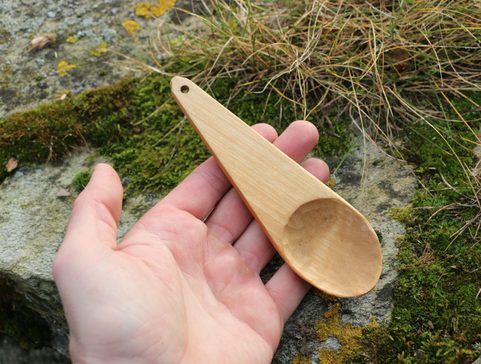CARVED SPOON, BUSHCRAFT SPOON