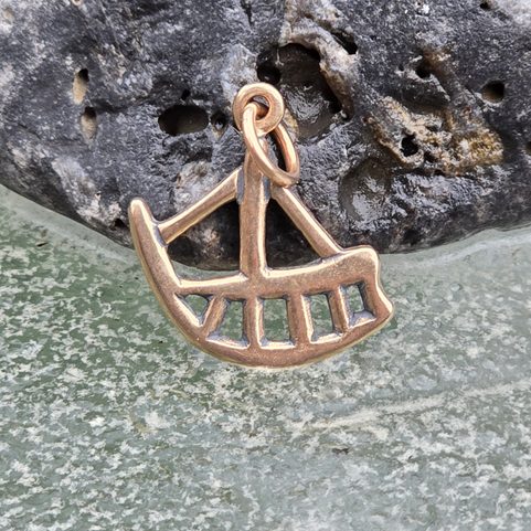 FANAS, BATEAU SÂME, PENDENTIF, BRONZE