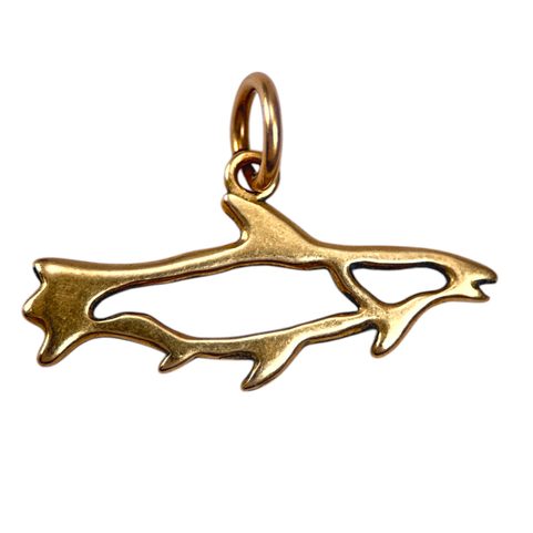 LUOSSA, SAUMON SAMI, PENDENTIF EN BRONZE