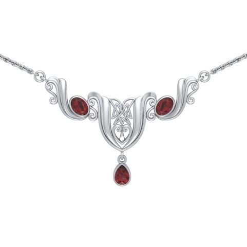 NECKLACE OF THE LADY OF THE COURT, SILVER, AG 925
