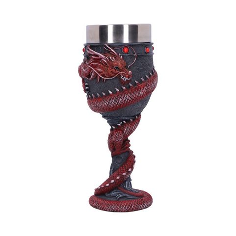CHINESE RED DRAGON, CUP, 20 CM