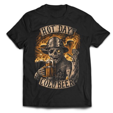 HOT DAYS? COLD BEER! MEN'S T-SHIRT