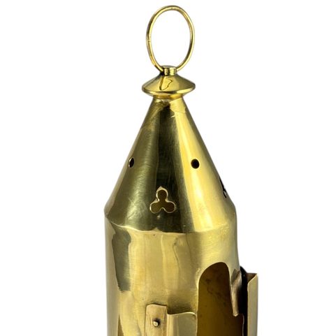 MEDIEVAL LANTERN, BRASS