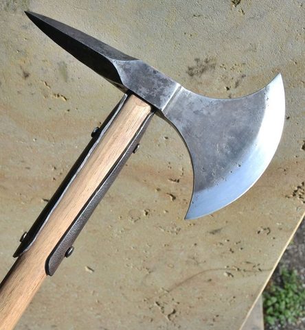 FRENCH NAVY BOARDING AXE, EXACT REPLICA, 1830 - 1860