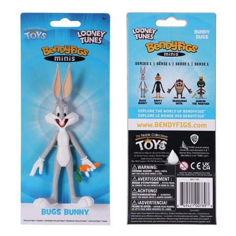 LOONEY TUNES BENDYFIGS BENDABLE FIGURE BUGS BUNNY 14 CM