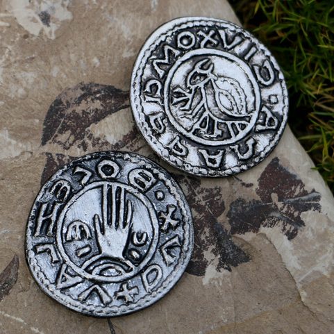 DENARIUS BOLESLAUS I, DUKE OF BOHEMIA, TIN REPLICA