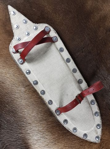 UHER-SCHILD, 15. JAHRHUNDERT ROT, WEISS