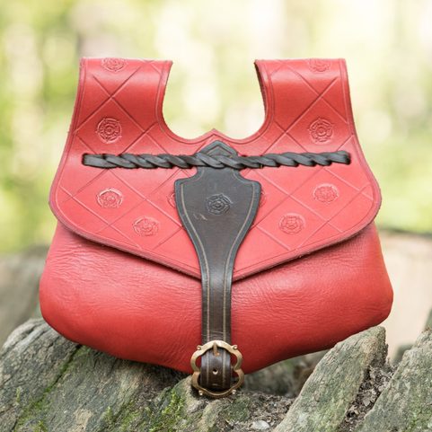 ROSE, MEDIEVAL POUCH 14TH CENTURY