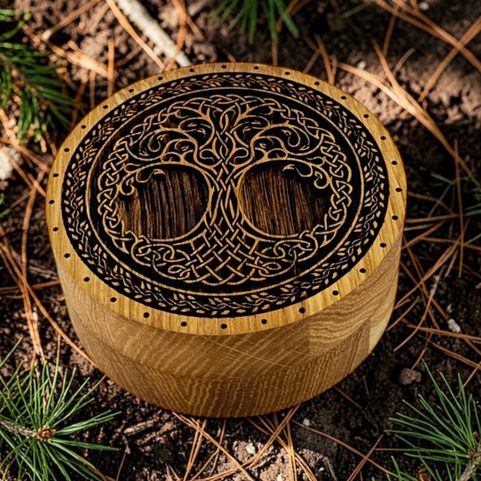 TREE OF LIFE, JEWELLERY AND BRACELET BOX WITH MAGNET