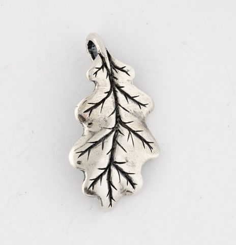 FEUILLE DE CHÊNE, PENDENTIF, ARGENT 925