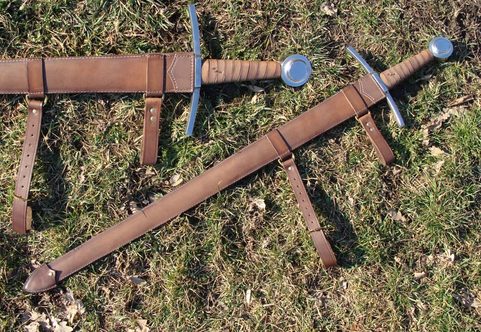 LEATHER SWORD SCABBARD IV