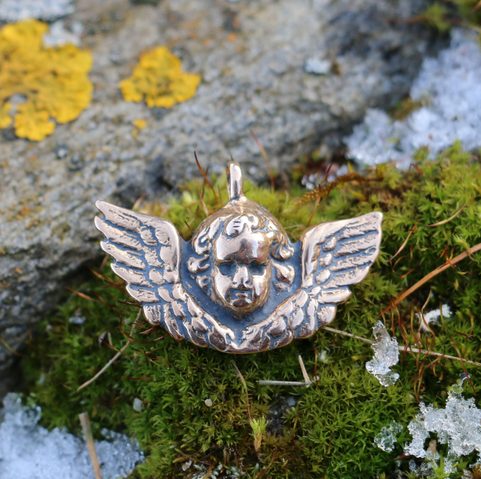 CUPIDON, PENDENTIF EN BRONZE